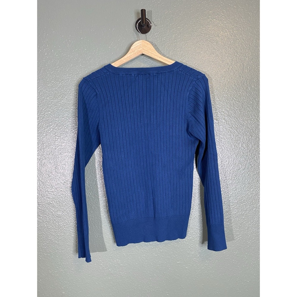 Cielo Sapphire Blue Light Weight  Sweater Women's Size Medium - Picture 2 of 4